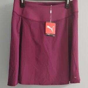NWT Puma Women's Plum A-Line Athletic Skirt Size Large W/Shorts Underneath